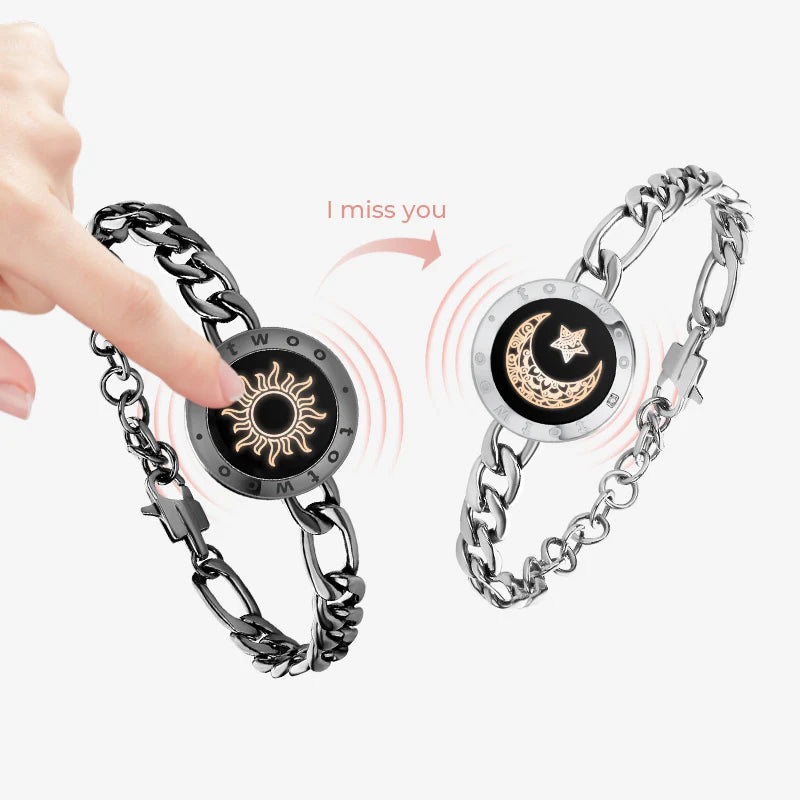 Sun&Moon Smart-Armbänder mit Figarokette