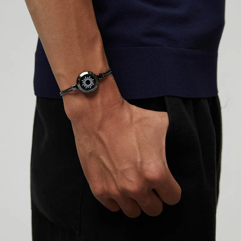 Smart-Armbänder Sun&Moon mit Schlangenkette für zwei Personen