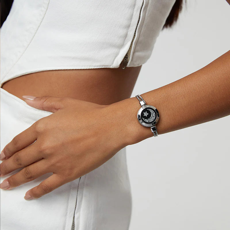 Smart-Armbänder Sun&Moon mit Schlangenkette für zwei Personen