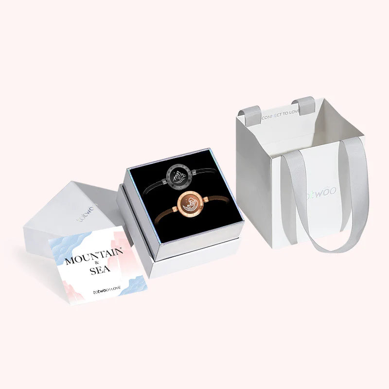 Pulseras inteligentes Mountain&amp;Sea con cuerda milanesa