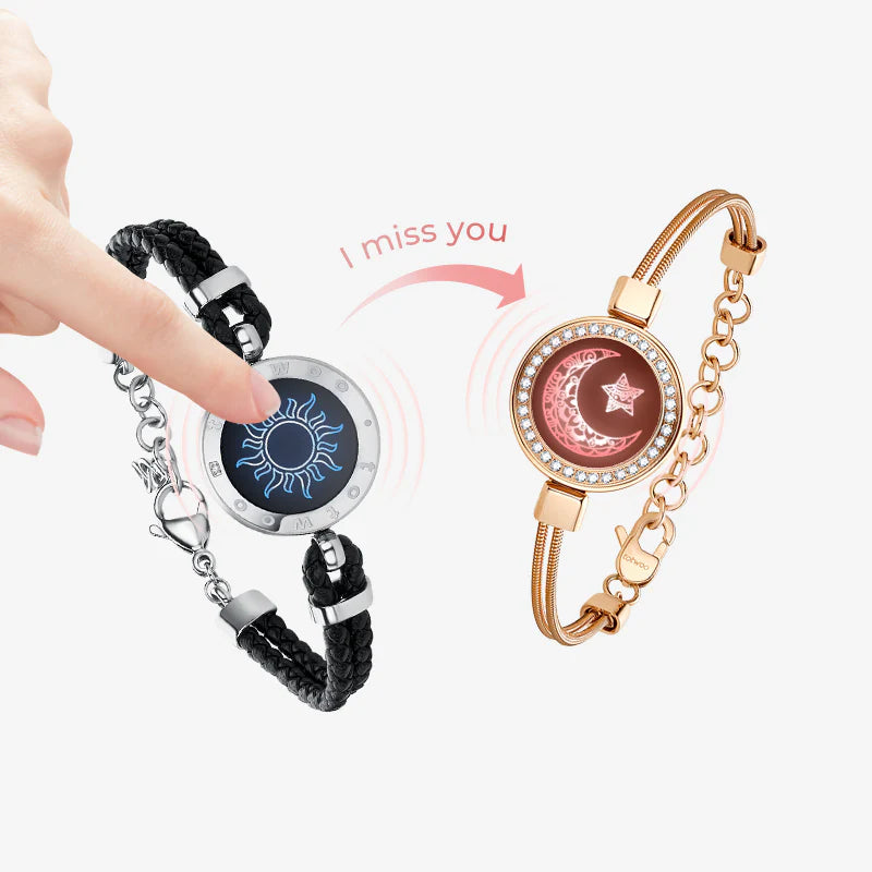 Sun&Moon Smart-Armbänder mit Schlangenkette & Flechtband