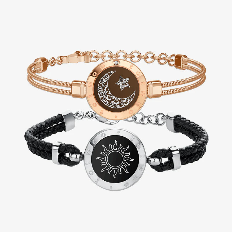 Sun&Moon Smart-Armbänder mit Schlangenkette & Flechtband