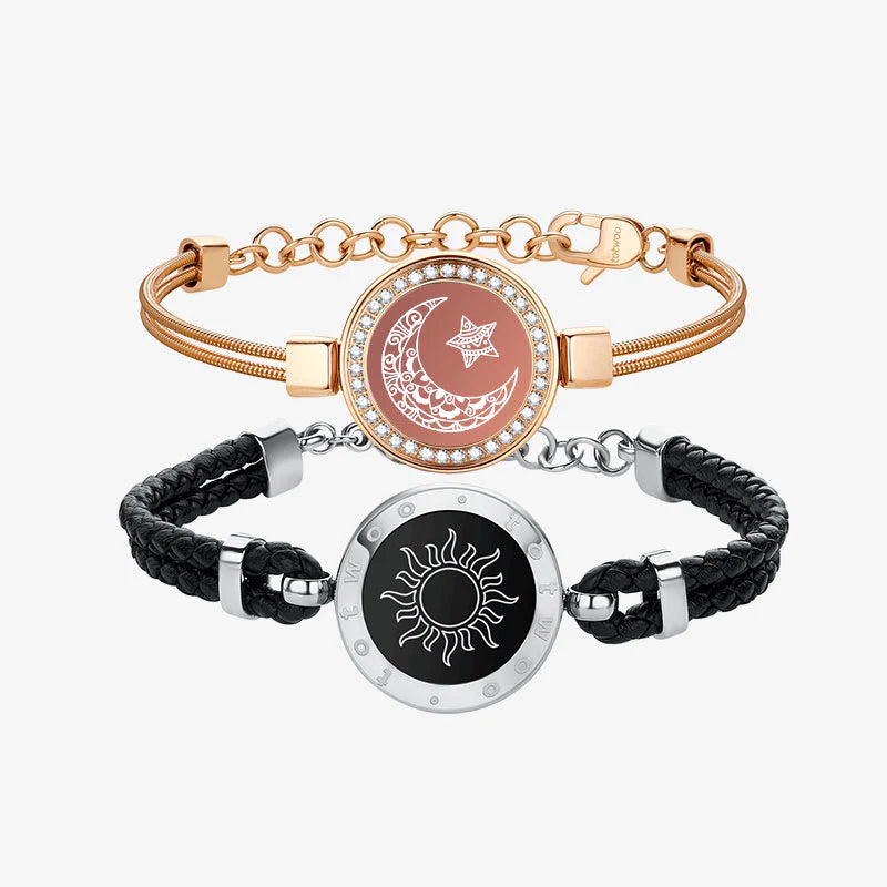 Sun&Moon Smart-Armbänder mit Schlangenkette & Flechtband