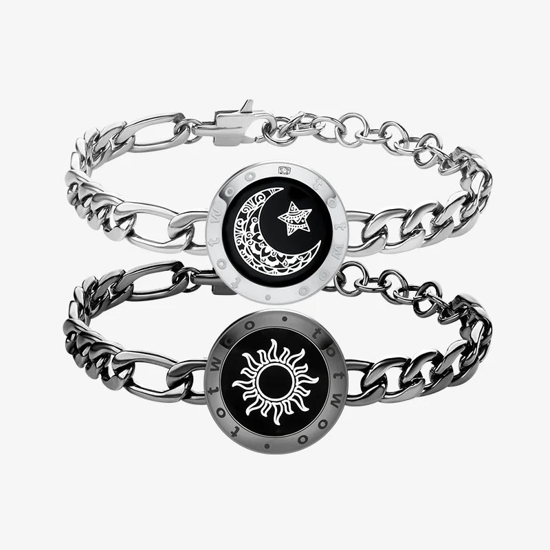 Sun&Moon Smart-Armbänder mit Figarokette