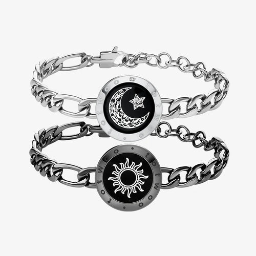 Sun&Moon Smart-Armbänder mit Figarokette