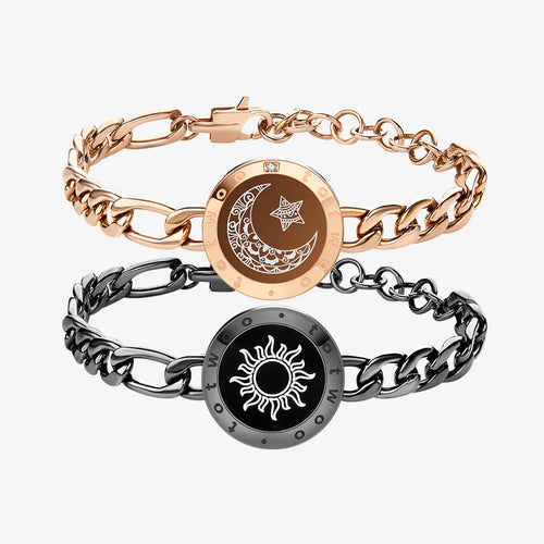 Sun&Moon Smart-Armbänder mit Figarokette